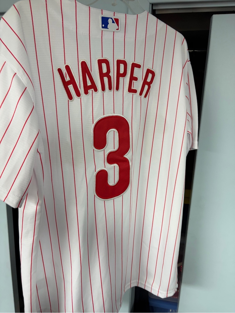 Philadelphia Phillies Bryce Harper nike MLB official home baseball jersey Small - Picture 12 of 12